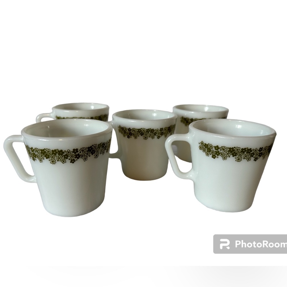 Pyrex Spring Blossom Glass Mugs